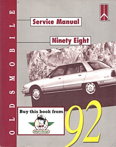 [OL199298CSMA] 1992 Oldsmobile Ninety-Eight (98) OEM Shop Service Repair Chassis Manual