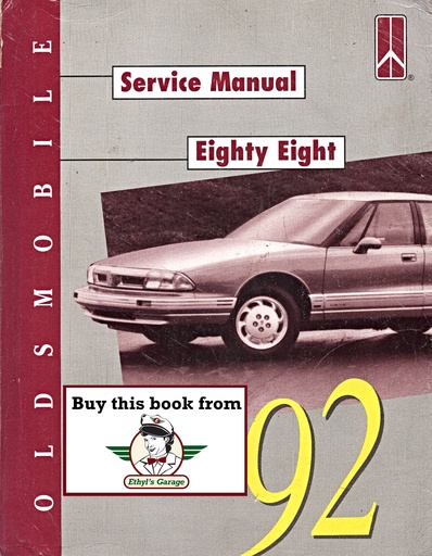 [OL199288CSMA] 1992 Oldsmobile Eighty-Eight (88) OEM Shop Service Repair Chassis Manual