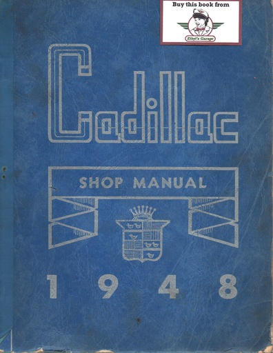 [CA194812M] 1948 Cadillac Factory Shop Service Repair Manual