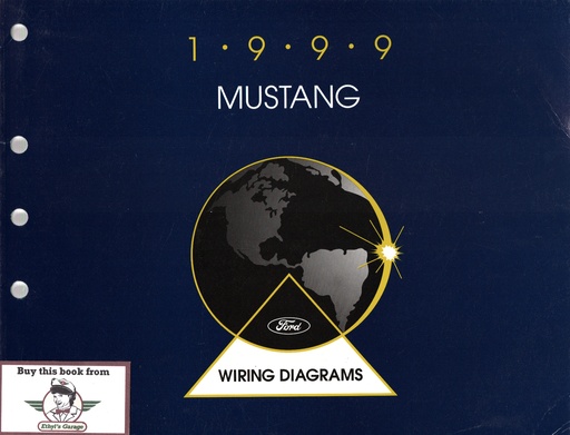 [FCS1212199A] 1999 Ford Mustang Factory Electrical Wiring Diagrams Manual