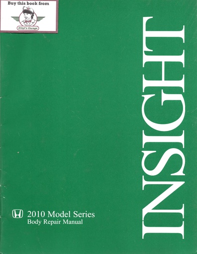 [HO201061TM830] 2010 Honda Insight Body Repair Manual