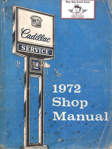 [CA19721099560A] 1972 Cadillac Shop Service Repair Manual