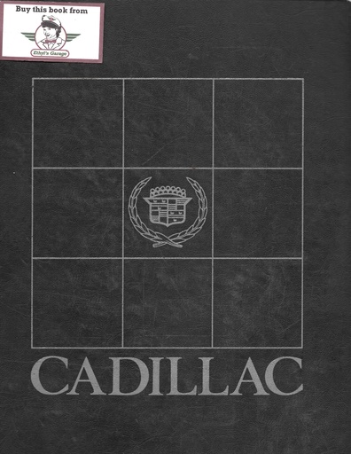 [CA1987H2418VA] 1987 Cadillac Allante Shop Service Repair Manual