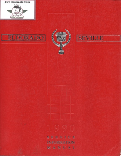 [CA1990H2716A] 1990 Cadillac Eldorado/Seville Shop Service Repair Manual