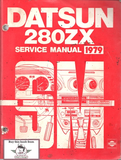 [NI1979SM9ES130U0A] 1979 Datsun/Nissan 280ZX Shop Repair Service Manual