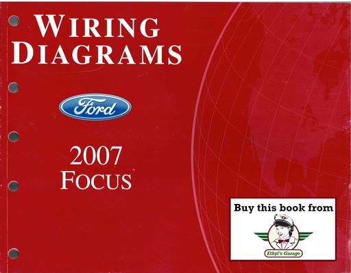 [FCS-12950-07A] 2007 Ford Focus Electrical Wiring Diagrams Shop Service Repair Manual