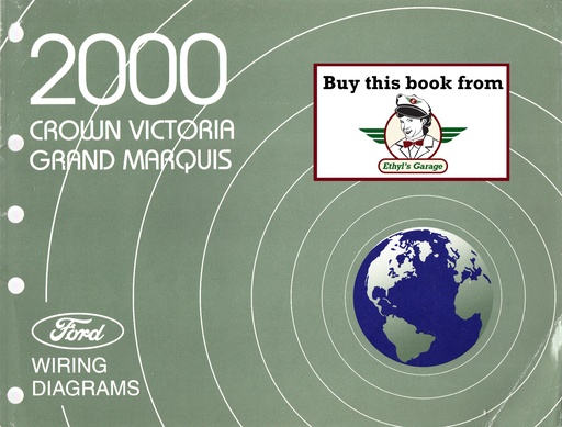 [FOR2000FCS1211800A] 2000 Ford Crown Victoria, Mercury Grand Marquis Factory Electrical Wiring Diagrams Manual