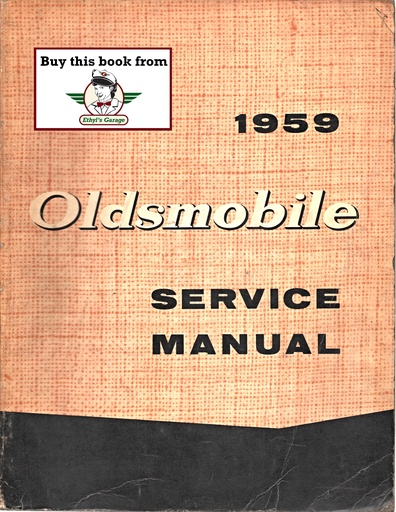 [OL1959SMA] 1959 Oldsmobile Full Line Factory OEM Shop Service Repair Manual