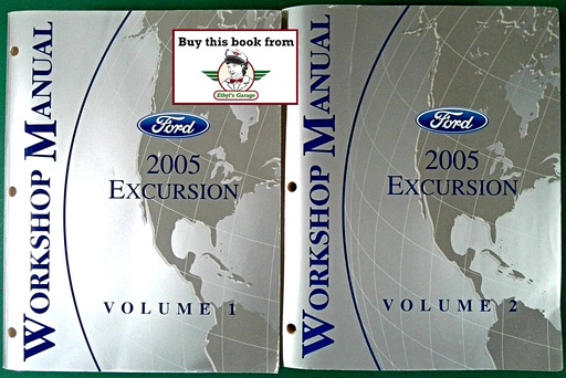 [FOR2006FCS14236051A/2] 2005 Ford Excursion Shop Service Repair Manual 2 Vol Set