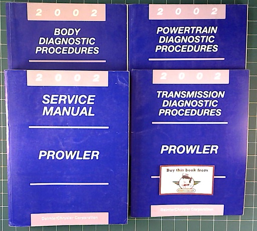 [MOP20028127002029-A/4] 2002 Plymouth Prowler Service & Diagnostic Manuals Complete Set
