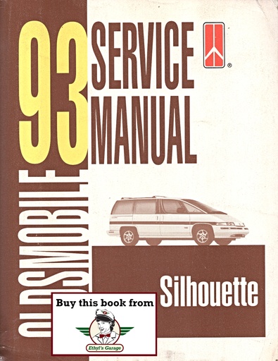 [OL1993SCSMA] 1993 Oldsmobile Silhouette OEM Shop Service Repair Maintenance Manual