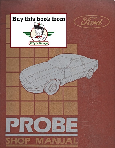[FOR1989FMS1218189A] 1989 Ford Probe Factory OEM Shop Repair Maintenance Service Manual