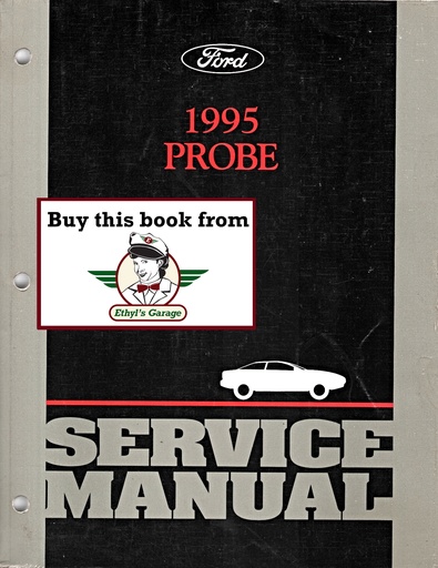 [FOR1995FCS1218195A] 1995 Ford Probe Factory OEM Shop Repair Maintenance Service Manual