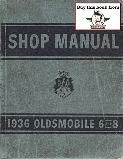 [OL19366&8CSMA] 1936 Oldsmobile 6 and 8 Full Line Compact Factory OEM Shop Service Repair Manual