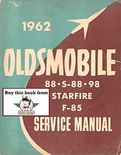 [OL1962CSMA] 1962 Oldsmobile 88 Super 88 98 F-85 Starfire Factory OEM Shop Service Repair Manual