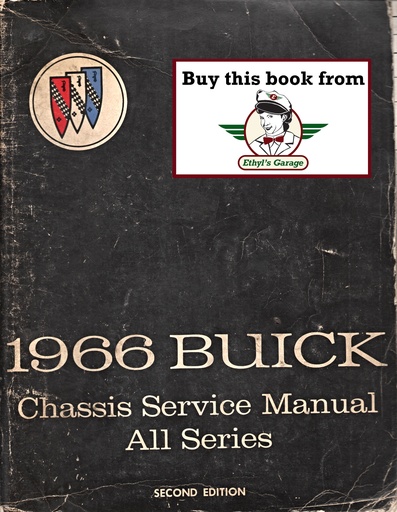 [BU1966CSMA] 1966 Buick Factory Repair Maintenance Shop Chassis Service Manual Wildcat Skylark Special Riviera LeSabre Electra