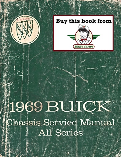 [BU1969CSMA] 1969 Buick Factory Repair Maintenance Shop Chassis Service Manual Wildcat Skylark GS350 GS400 Special Riviera LeSabre Electra