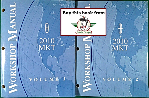 [FOR2010FCS2105910A/2] 2010 Ford Lincoln MKT Original OEM Factory Shop Service Workshop Manual Set