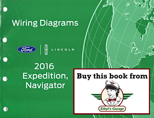 [FOR2016FCS1288616A] 2016 Ford Expedition Lincoln Navigator Electrical Wiring Diagrams Manual