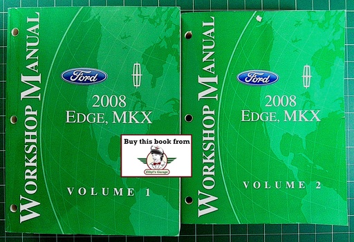 [FCS-14588-08-1A/2] 2008 Ford Edge and Lincoln MKX OEM Factory Shop Repair Service Workshop Manual Complete Set