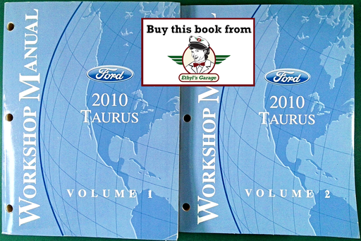 [FOR2010FCS1430010A/2] 2010 Ford Taurus Original OEM Factory Shop Service Workshop Manual Set