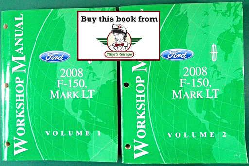 [FOR2008FCS1433108A/2] 2008 Ford F-150 Lincoln Mark LT Original OEM Factory Shop Service Workshop Manual Set