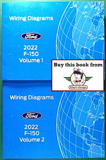 [FOR2022FCS1433222A/2] 2022 Ford F-150 (F150) Electrical Wiring Diagrams Manual 2 Volume Set