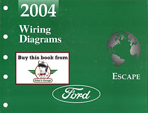 [FOR2004FCS1295204A] 2004 Ford Escape Factory Electrical Wiring Diagrams Manual