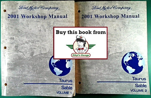[FOR2001FCS1205501A/2] 2001 Ford Taurus, Mercury Sable Factory Service Manual Set