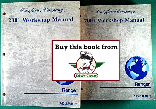 [FOR2001FCS1254201A/2] 2001 Ford Ranger Factory Workshop Service Manual Set 