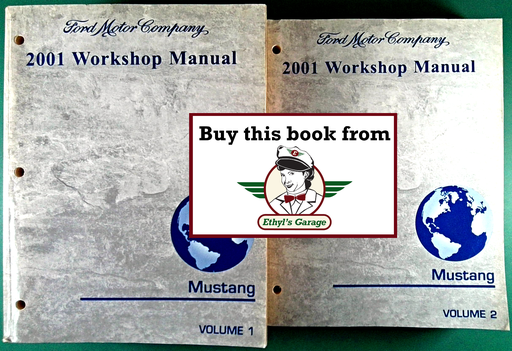 [FOR2001FCS1219301A/2] 2001 Ford Mustang Factory Workshop Service Manual Set