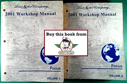 [FOR2001FCS1294901A/2] 2001 Ford Focus Factory Workshop Service Manual Set
