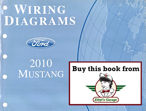 [FOR2010FCS1212110A] 2010 Ford Mustang Factory Electrical Wiring Diagrams Manual