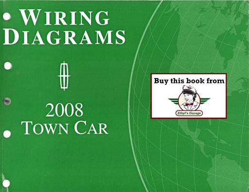 [FOFCS-12119-08A] 2008 Ford Lincoln Town Car Factory Electrical Wiring Diagrams Manual