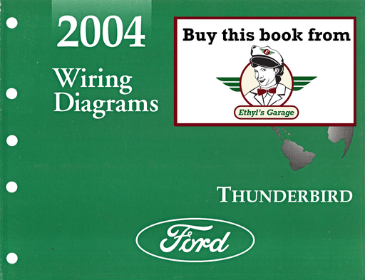 [FOR2004FCS1342804A] 2004 Ford Thunderbird (T-Bird) Factory Electrical Wiring Diagrams Manual