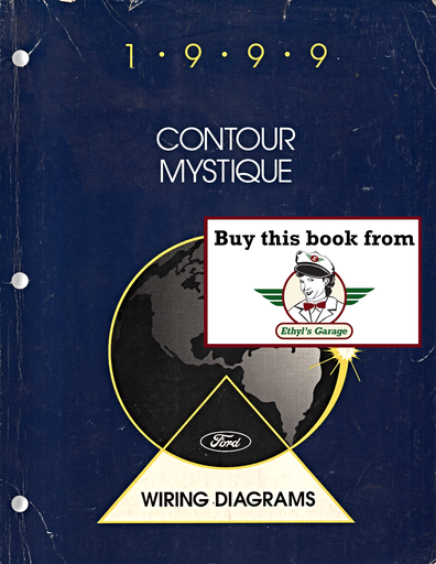 [FOR1999FCS1225399A] 1999 Ford Contour, Mercury Mystique Factory Electrical Wiring Diagrams Manual
