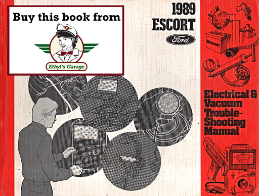 [FOR1989FPS1211789A] 1989 Ford Escort Factory Electrical & Vacuum Troubleshooting Wiring Diagrams Manual EVTM