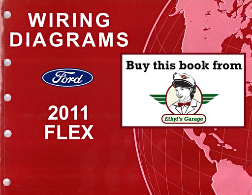 [FOR2011FCS0711A] 2011 Ford Flex Factory Electrical Wiring Diagrams Manual