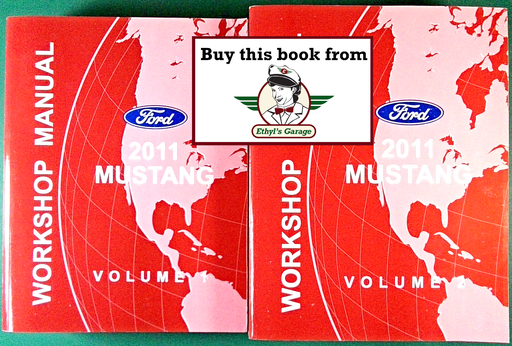 [FOR2011FCS1219311A/2] 2011 Ford Mustang Factory Workshop Service Manual Set
