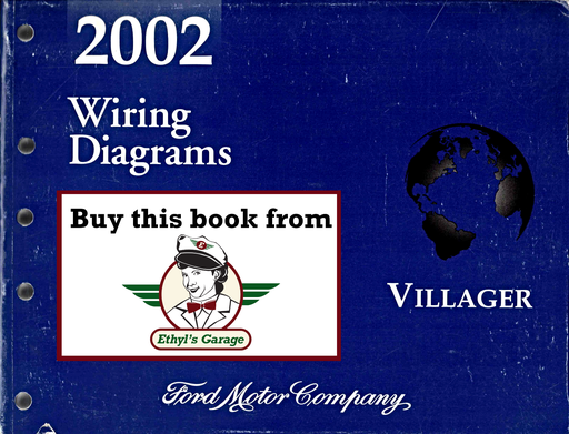 [FOR2002FCS1222002A] 2002 Ford Mercury Villager Factory Electrical Wiring Diagrams Manual
