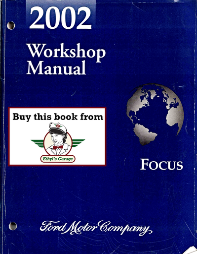 [FOR2002FCS1294902A] 2002 Ford Focus Factory Workshop Service Manual