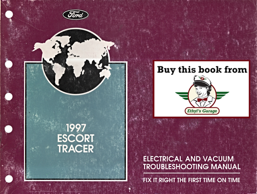 [FOR1997FCS1211797A] 1997 Ford Escort, Mercury Tracer Factory Electrical Vacuum & Troubleshooting Wiring Diagrams Manual EVTM