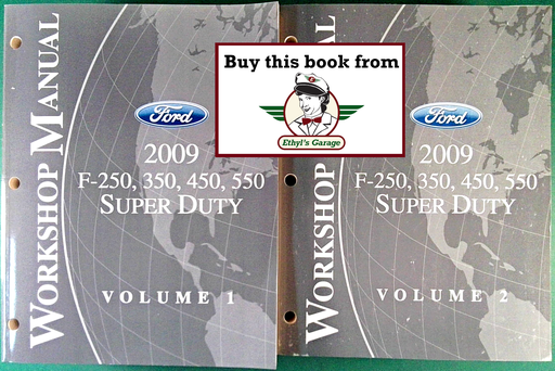 [FOR2009FCS1461109A/2] 2009 Ford F-250, F-350, F-450, F-550 Super Duty Factory Workshop Service Manual Set