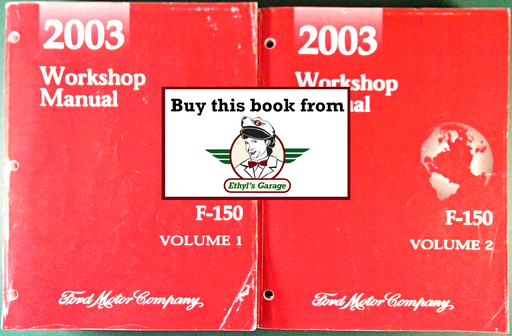 [FOR2003FCS1227203A/2] 2003 Ford F-150 Factory Workshop Service Manual Set