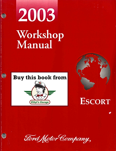 [FOR2003FCS1208203A] 2003 Ford Escort Factory Workshop Service Manual