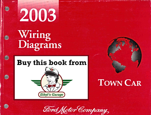 [FOR2003FCS1211903A] 2003 Ford Lincoln Town Car Factory Electrical Wiring Diagrams Manual