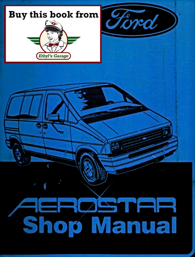 [FOR1987FPS1204687A] 1987 Ford Aerostar Factory Shop Service Manual