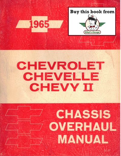 [CH1965ST57A] 1965 Chevrolet • Chevelle • Chevy II Chassis Overhaul Manual